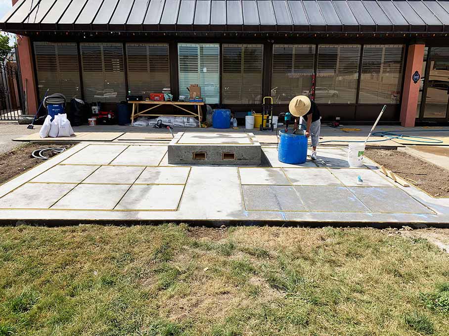 terrazzo flooring process